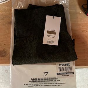 New Women’s GymShark vital seamless leggings olive green size medium